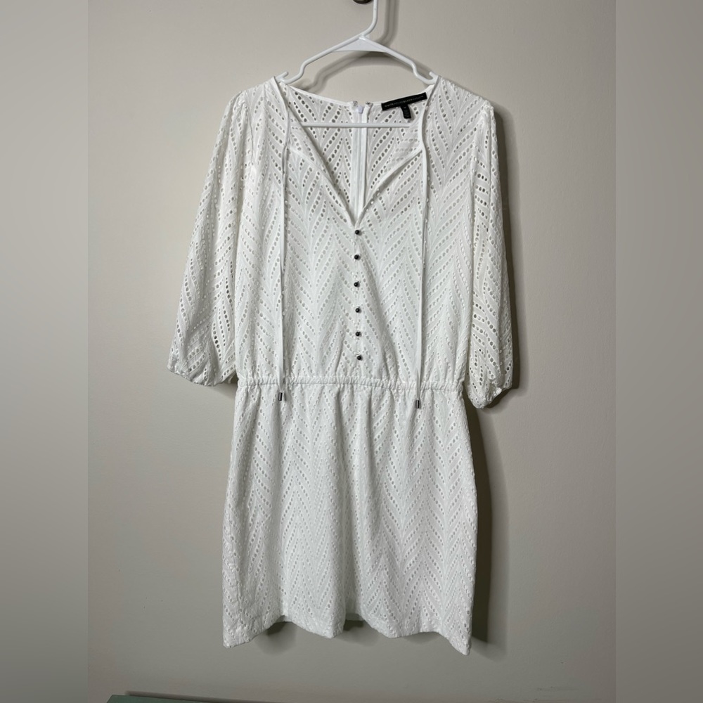 Women’s Dress WHBM White House Black Market Eyelet Dress Medium
